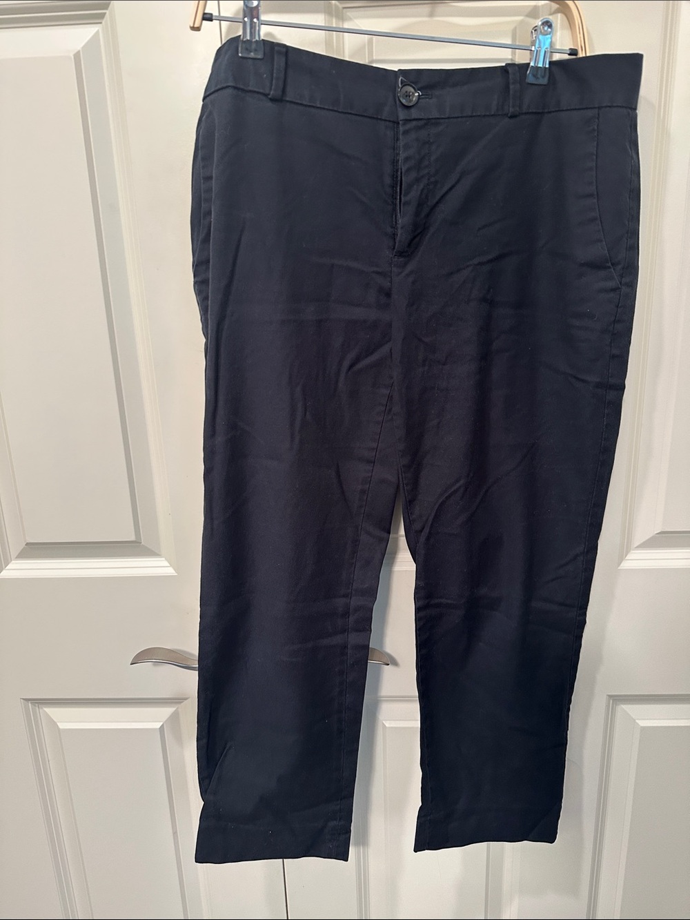 Banana Republic Black Straight-Leg Women's Pants